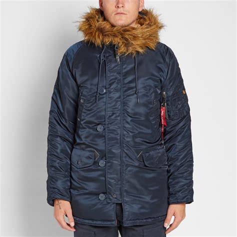 pps n3b down jacket replica blue|Alpha Industries Slim Fit N.